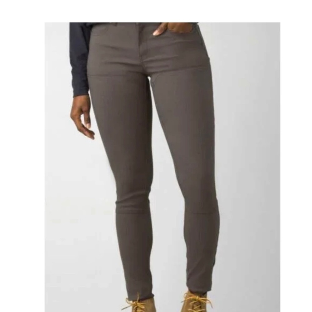 Prana Southport Slim Pant Hiking Travel Quick Dry Stretch Gorpcore Gray Size 2